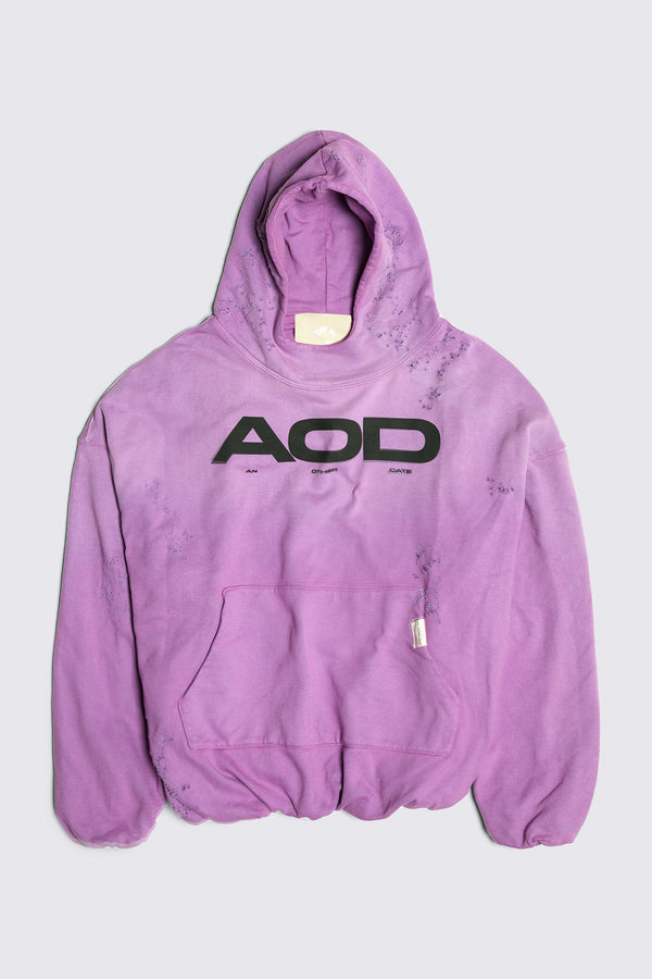 Over Destroyed Sunfaded Double Hoodie
