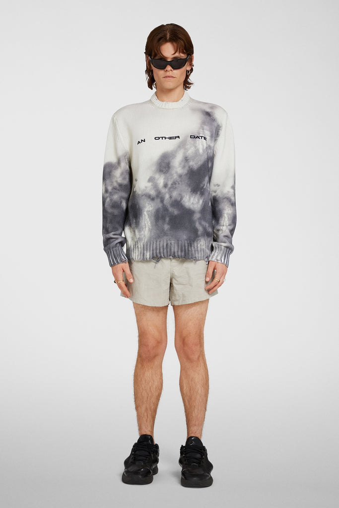 Regular Storm Print Sweater
