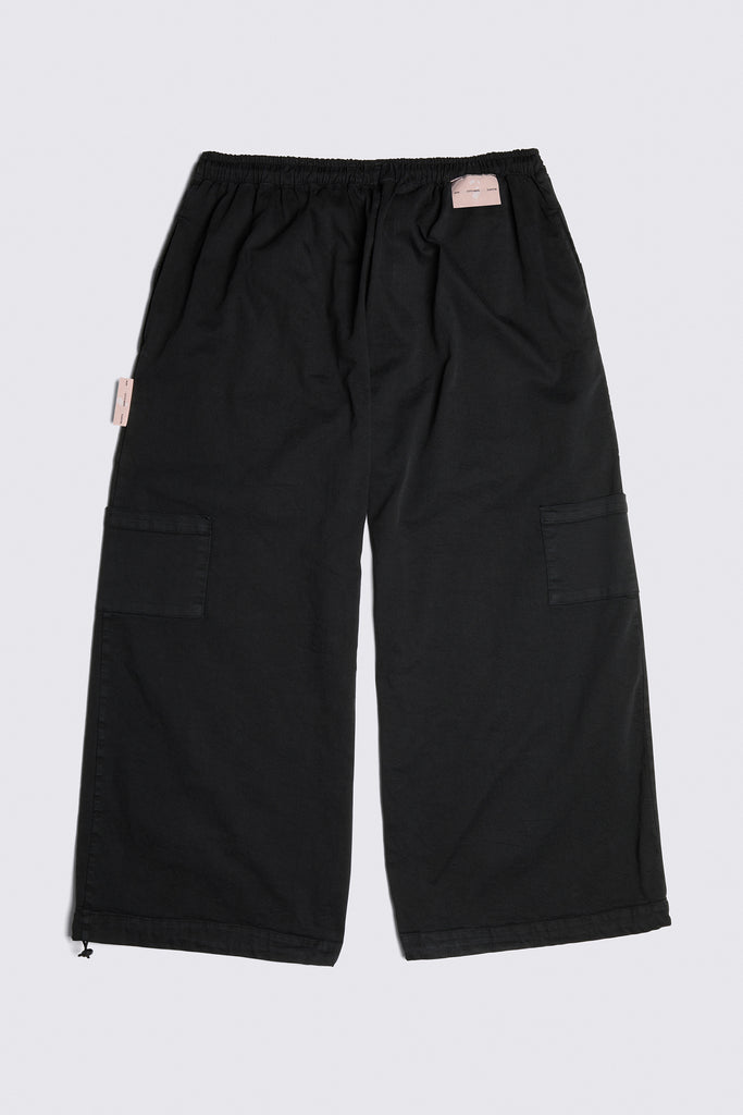 Loose Gabardine Parachute Pants